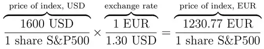 basic index with exchange rate conversion