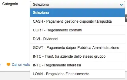 SEPA categories