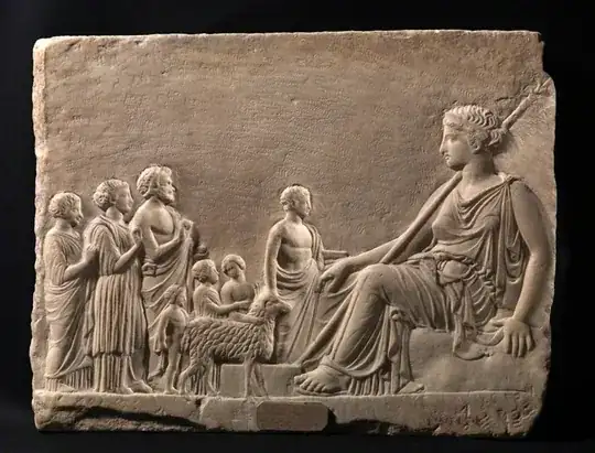 Pompeii Aphrodite Marble Relief