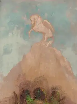 Redon's "Pégase blanc"
