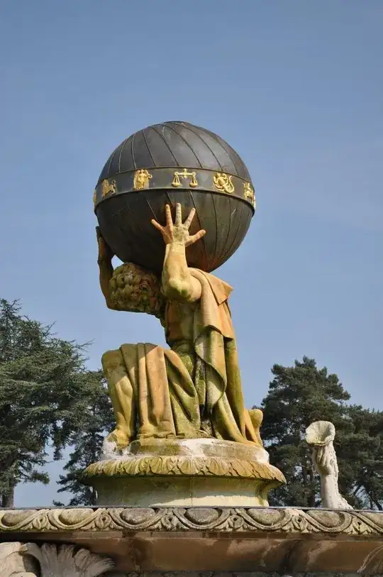 Atlas - Fountain - Castle Howard