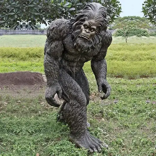 Life Size Image of a Bigfoot