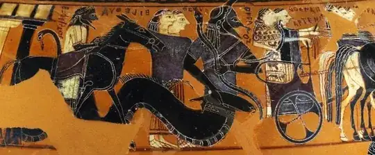 Procession of Deities at Wedding of Peleus & Thetis