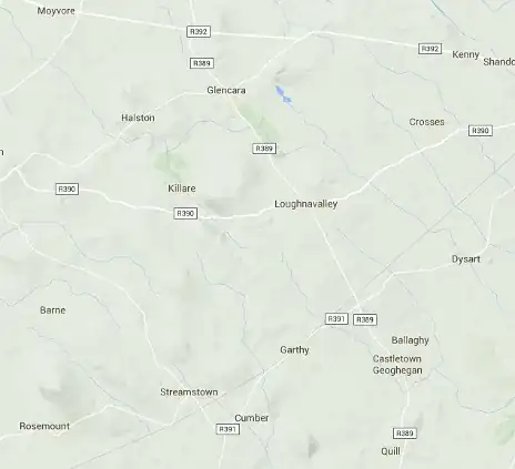 You call those hills? Google topographic map of the areas