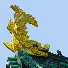 Golden Shachihoko on Nagoya Castle