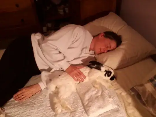 Ruby In Bed Morning of June 15, 2014