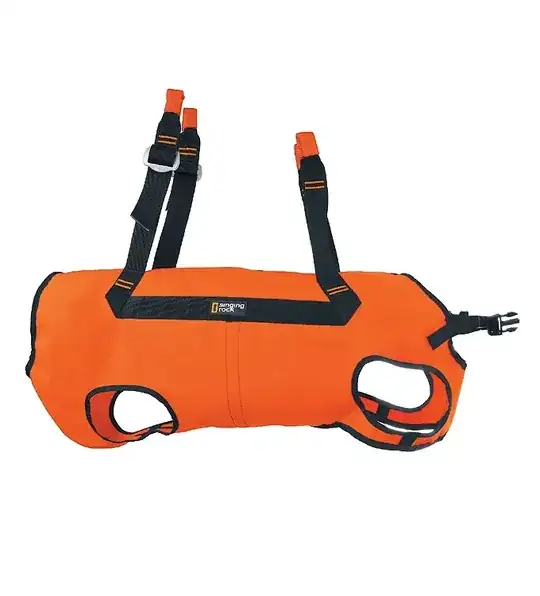 dog harness for trnsportation via helicopter or similar