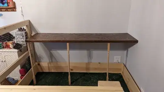 Luna's Room Shelving