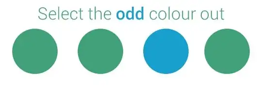 green on blue
