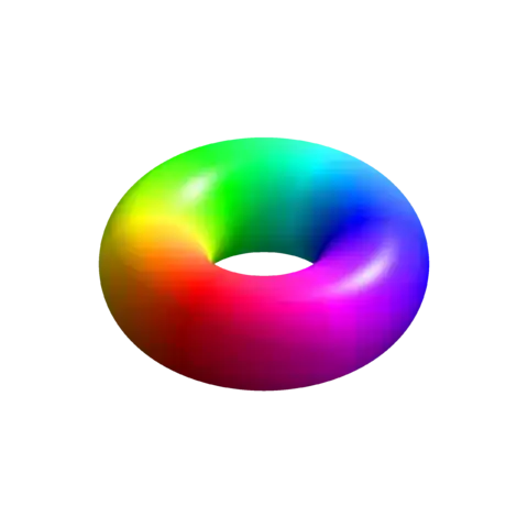 Spherical harmonic, phase as color