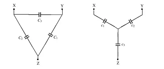 capacitor Y-Delta transform