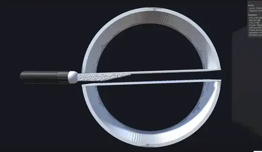 the burger rotates, thus cutting off light