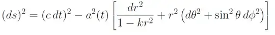 Friedmann–Lemaître–Robertson–Walker metric