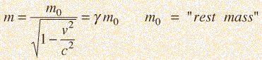 relativistic mass