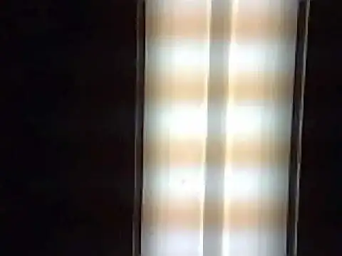 Striations in fluorescent tube