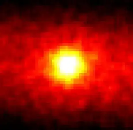 neutrino image of the sun