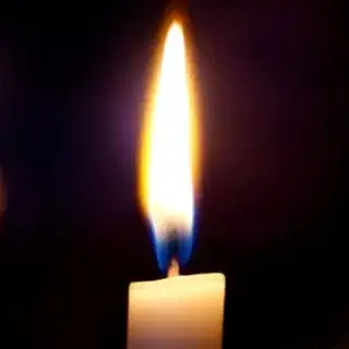 visible photo of candle