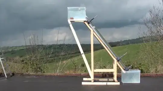 Machine moves rocks upwards