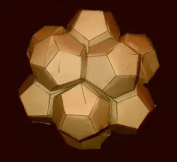 Beehive-like stacked 3D model