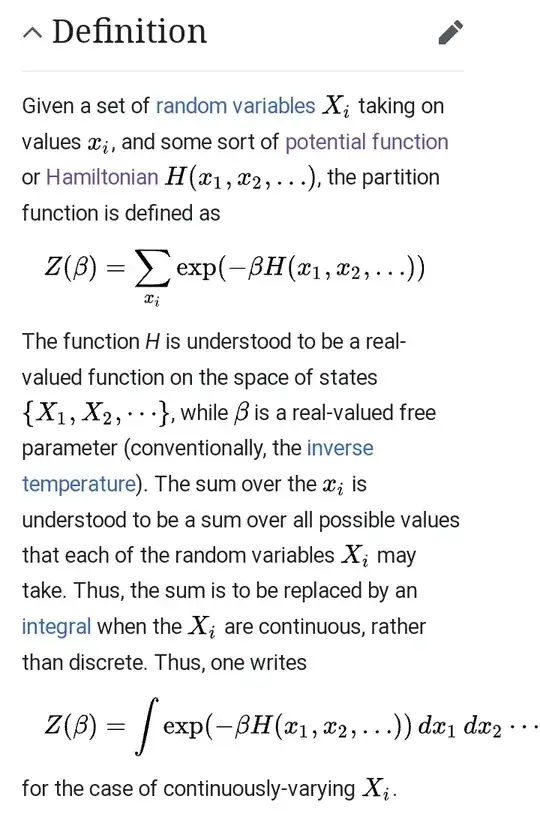 the Partition function