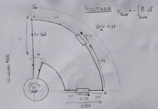 AC circuit using voltage