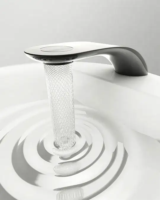 The faucet's overall design