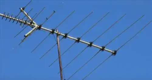 stock photo of a UHF antenna