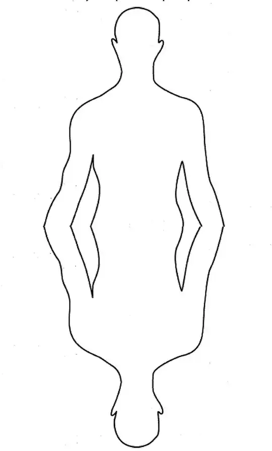 vertically symmetric human