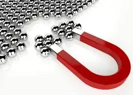 magnet with balls