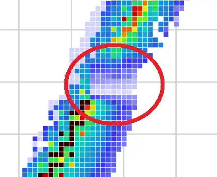 the area in question