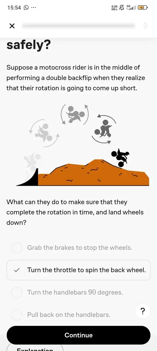 Brilliant question motocross