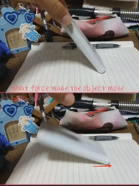 I release the object and let it fall