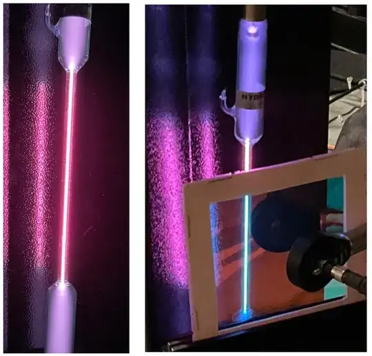 Energized hydrogen discharge tube