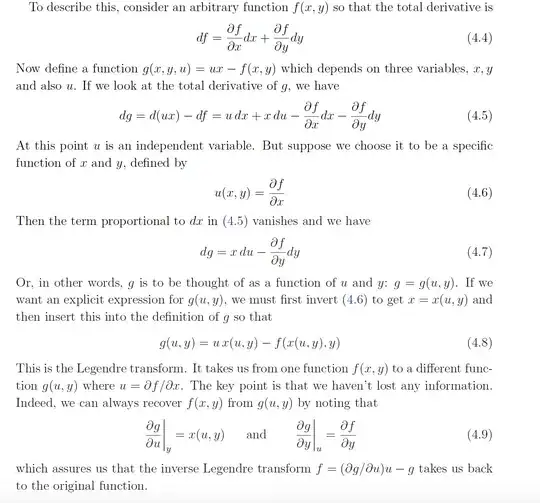 Legendre Transformation