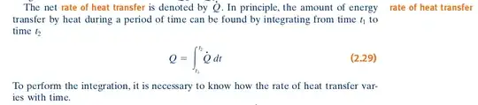 rate of heat transfer