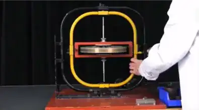 Demonstration gyroscope, gimballed