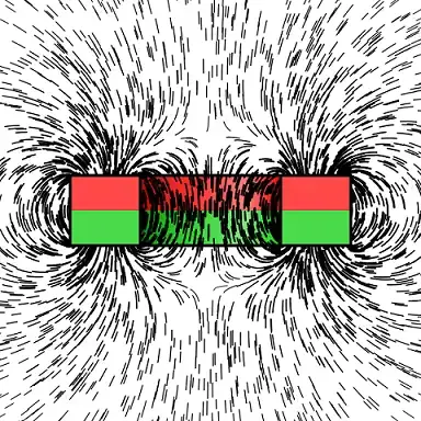 Simulated iron filings