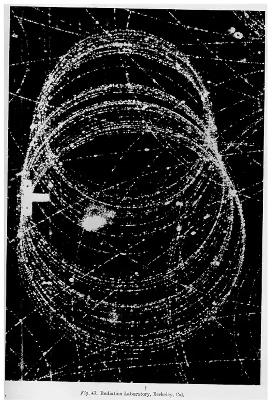Energetic figure in cloud chamber