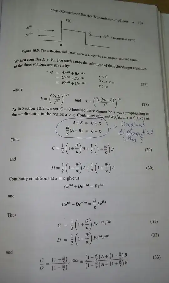 one dimensional barrier problem