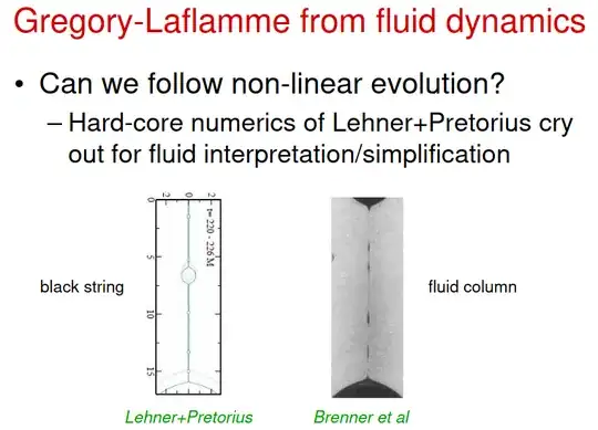 slide of Emparan's 2011 talk