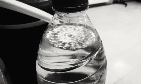 water shape bottle