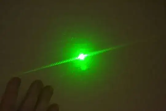 diffraction pattern up close
