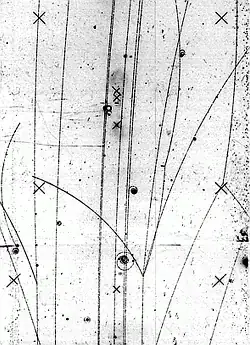 proton in bubble chamber