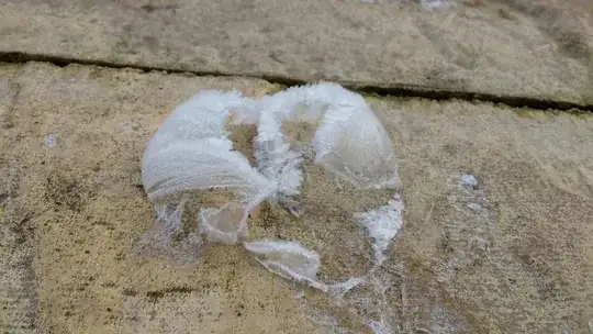 Damaged 'bubble'