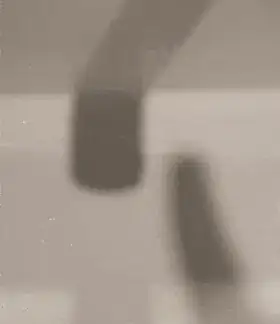Blurry shadows merging