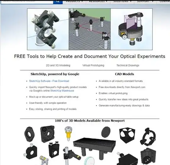 screenshot from old Newport site