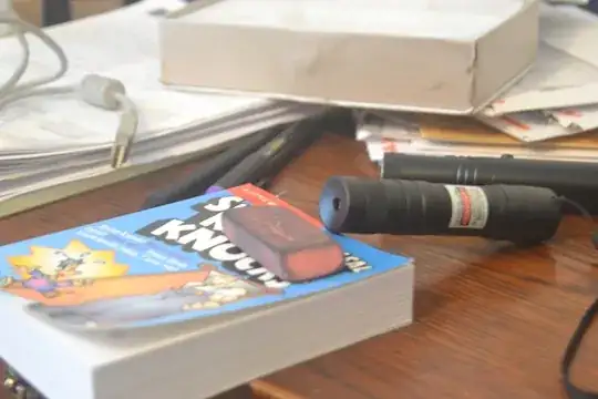 staple standing in eraser