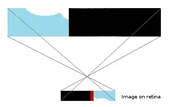 image on retina is reversed