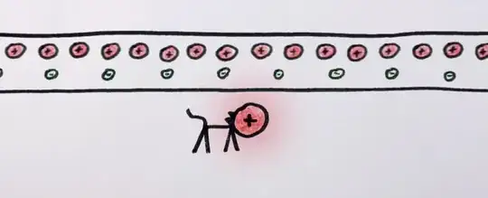 positively charged cat next to a current-carrying wire