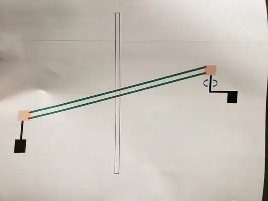 a lever with a rotating weight on one side